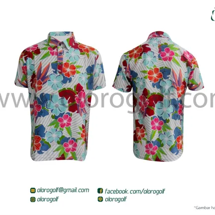 Polo  ÖLÖROGolf  POLOSHIRT LINE FLOWER COLOR (0625) 1 ~blog/2025/6/20/poloshirt_line_flower_color_06_25