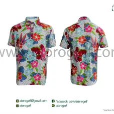 POLOSHIRT LINE FLOWER COLOR 0625