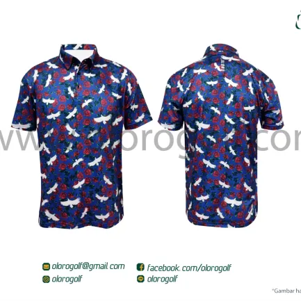 Polo  ÖLÖROGolf  POLOSHIRT ROSE WHITE BIRD (0625) 1 ~blog/2025/6/20/poloshirt_rose_white_bird_06_25
